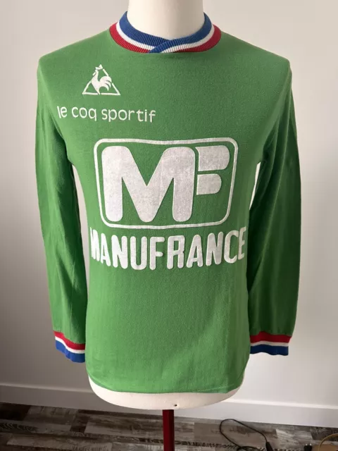 FOOTBALL MAILLOT DE 1976 St Etienne Asse Taille 4 5 Manufrance Le Coq Sportif EUR 535 00 PicClick FR