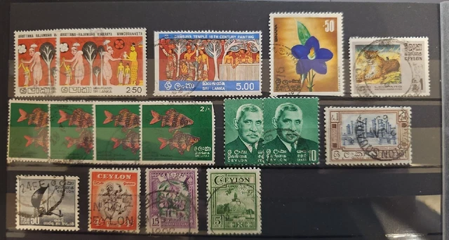 Sri Lanka / Ceylon Lot gestempelt