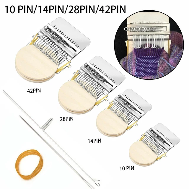 Reparación Speedweve Mini Juego Simple Tela de Mano Herramienta Trenzado Principiante