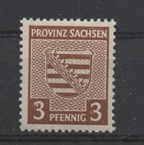 SBZ-Provinz Sachsen 74Xy   fluor. Gummi  (Provinzwappen) postfrisch