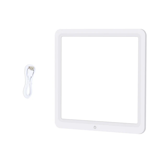 Photo Studio LED Shadowless Light Lamp Panel, Dimmable Lighting Softbox Bottom