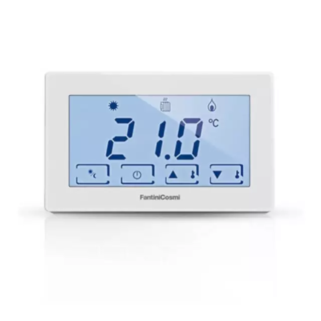 Fantini Cosmi Thermostat à Écran Tactile Wifi pour Intellicomfort + CH120RF