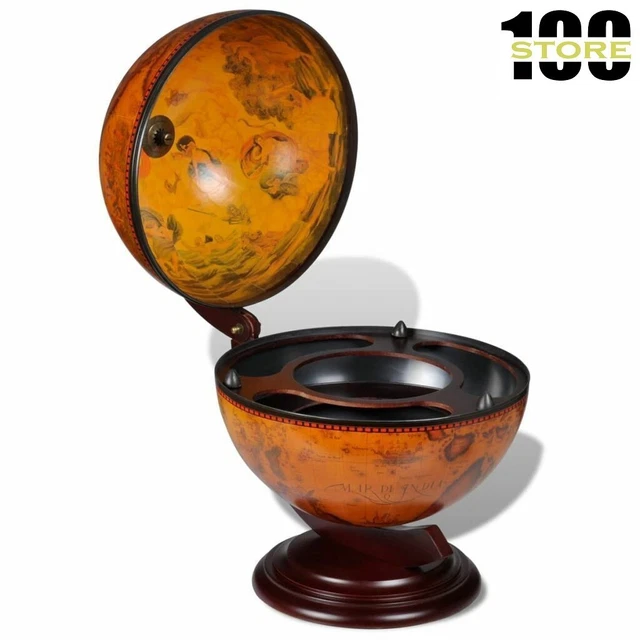 Tabletop 19" Globe Bar Wine Liquor Cabinet Storage 16th Century Nautical Map NEW Tabletop 19" Globe Bar Wine Liquor Cabinet Storage 16th Century Nautical Map NEW