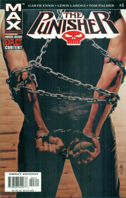 The Punisher #3 By Garth Ennis Lewis Larosa Frank Castle MAX Comics NM/M 2004
