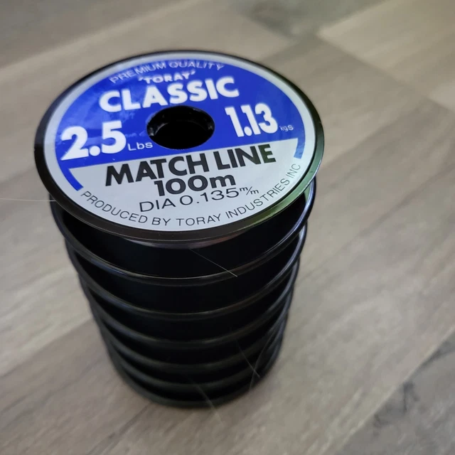 LOT DE 3 BOBINES DE FIL Nylon fluorocarbone Tortue 25 m/0,15 mm