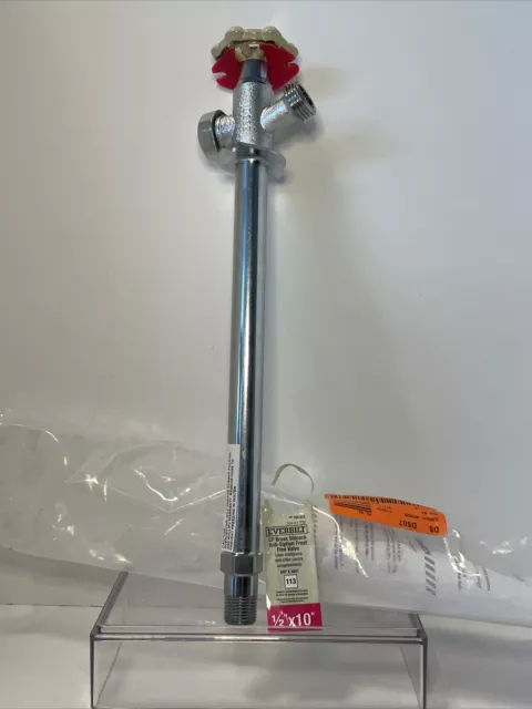 CP Brass Sillcock Anti-Siphon Frost Free Valve 1/2” X 10”