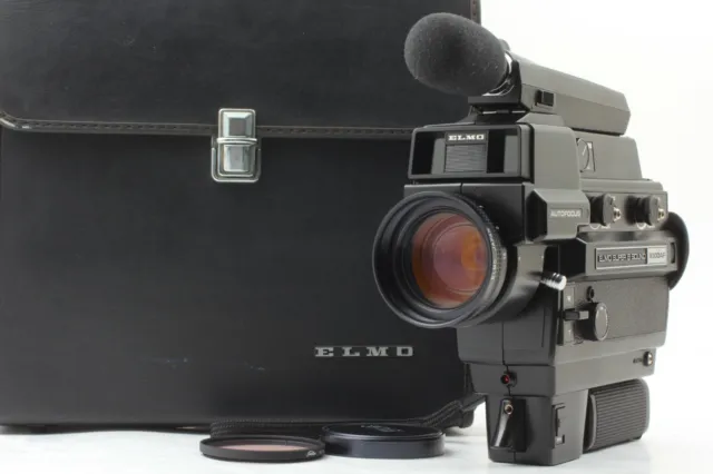 【Near MINT / Case】 Elmo Super 8 Sound 6000AF MACRO Movie Camera From JAPAN #116