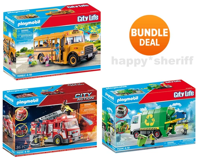 Playmobil Vintage 3253 - Camion De Police, Set Complet, 1977, Boîte