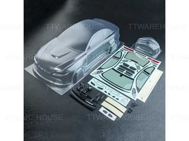 NEW MST 720011 E92 Clear Body Set For 1/10 RC Car Drift On Road #720011