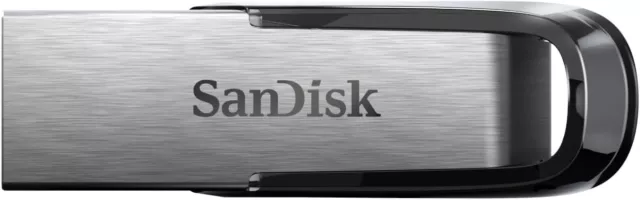 SanDisk Ultra Flair 128GB USB 3.0 150MB/s Read Durable Sleek Metal Casing Silver