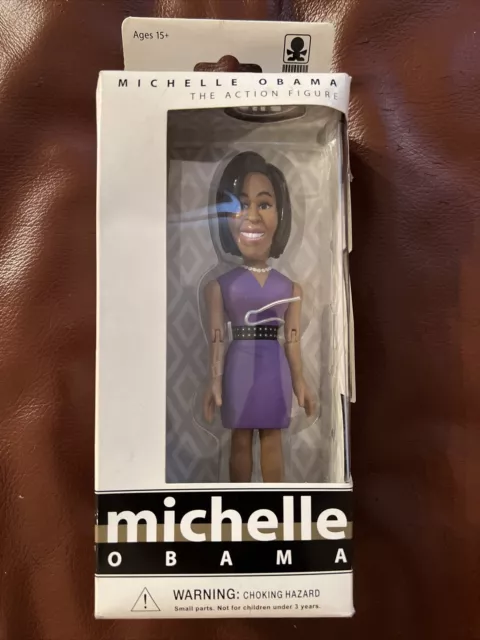 NIB JAILBREAK COLLECTIVE Toys Michelle Obama Figure in Box PURPLE DRESS ...