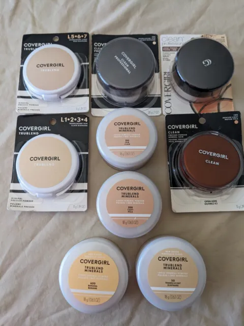 CoverGirl Clean Makeup Pressed Powder TruBlend Minerals Your Choice You Choose!