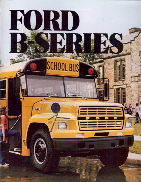 Truck Brochure - Ford - B-600 B-700 - School Bus Chassis - 1981 (TB673)