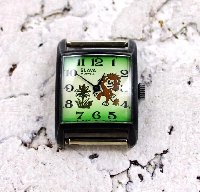 Montre Suspendue Au Cou Numérique - Pour Infirmière Ou Enfant - Design Bande Dessinée Ronde - Bracelet Bleu Silicone
