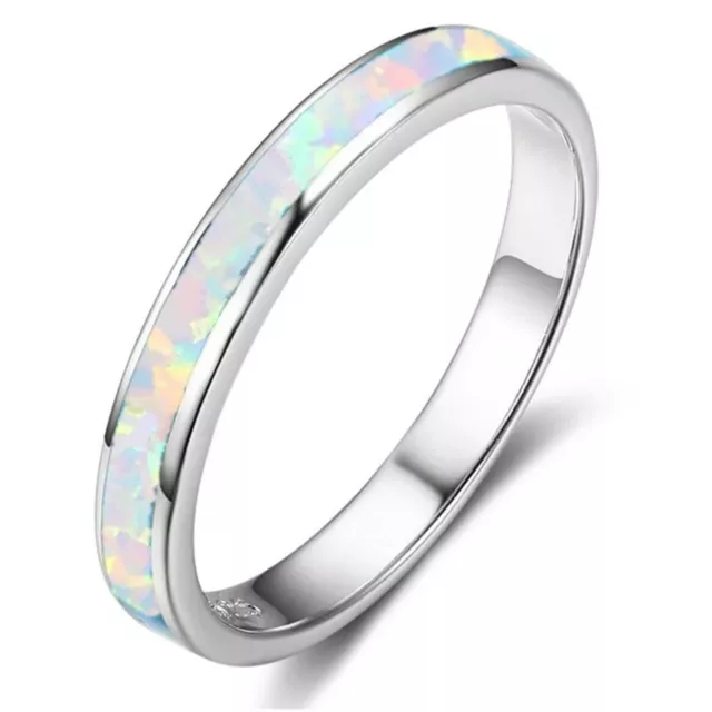 MENS TUNGSTEN WEDDING Rings Created-opal Inlay Wedding Bands For ...