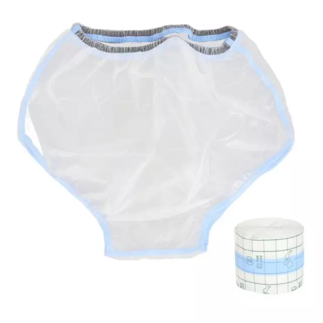 REUSABLE WATERPROOF INCONTINENCE Pants Soft Seal Shower Cover ...