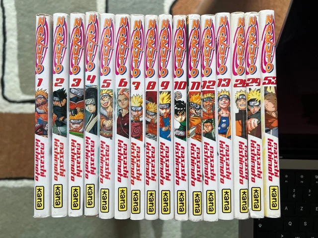 NARUTO - KANA - MANGA - 16 TOMES : 1 à 13 puis TOMES 28, 29 et 53 EUR
