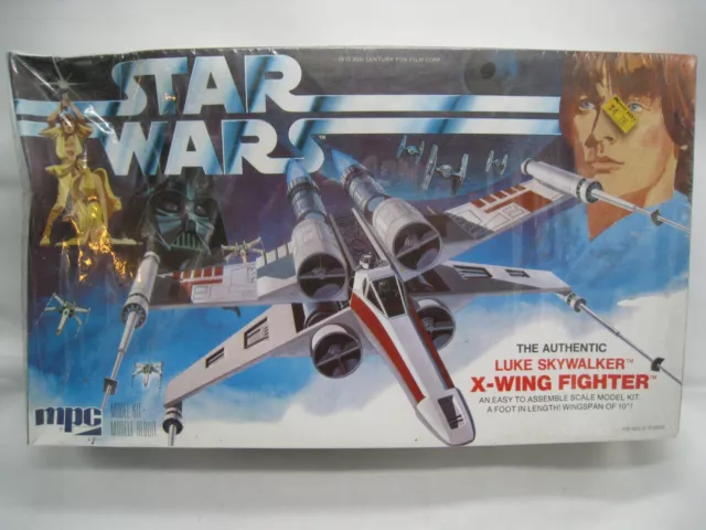 1978 MPC Star Wars Luke Skywalker X-Wing Fighter Scale Model Kit 1-1914  SEALED