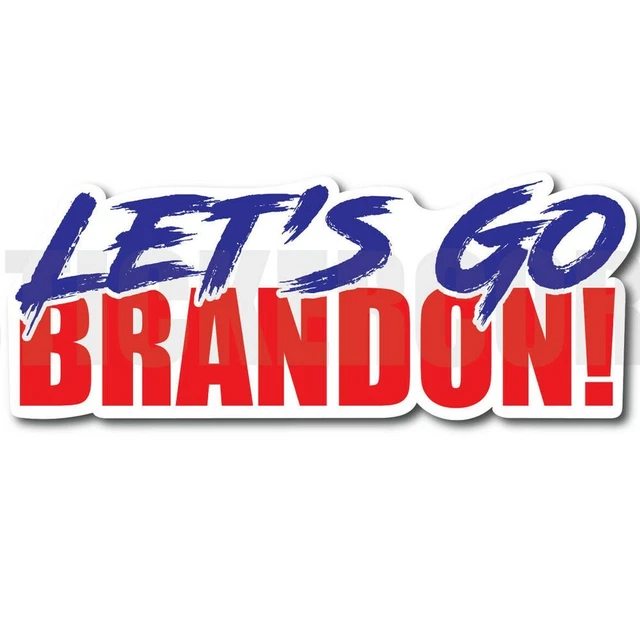 Adesivo Brandon Gut Support Nation FJB Trumpf Let us wen