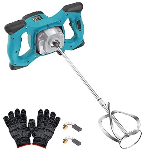 Maxgeen Concrete Mixer2100W Portable Mud Mixer for Mixing mortar6 Speed Adjus...
