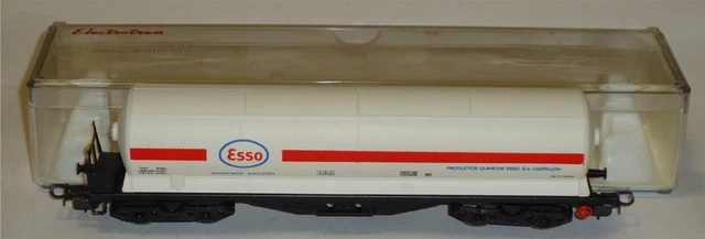 H120-Electrotren 907/2 pequeña cisterna ESSO con garita H0 - 1/87 H120-Electrotren 907/2 pequeña cisterna ESSO con garita H0 - 1/87