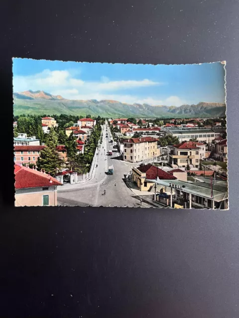 Cartolina Pordenone -Viale Montereale E Gruppo Del Cavallo- Distr. Shell - 1959