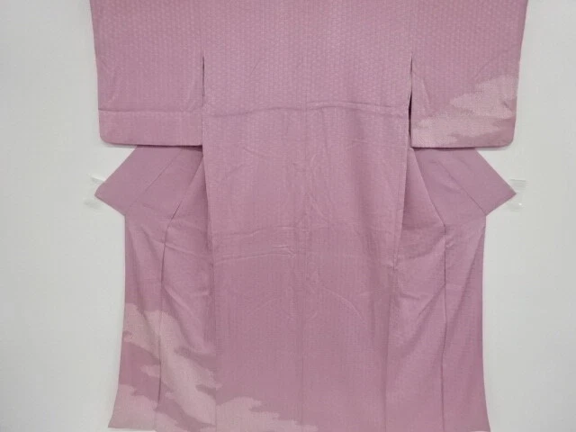42459# Japanese Kimono / Antique Kimono / Shibori / Mist