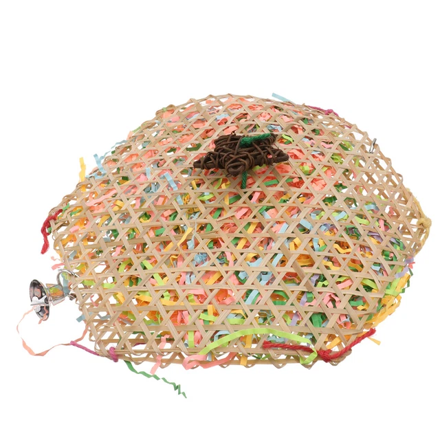Parrot rattan balls Papagei Kauen Spielzeug Beißen Woven Brushed Toys Papagei Vo