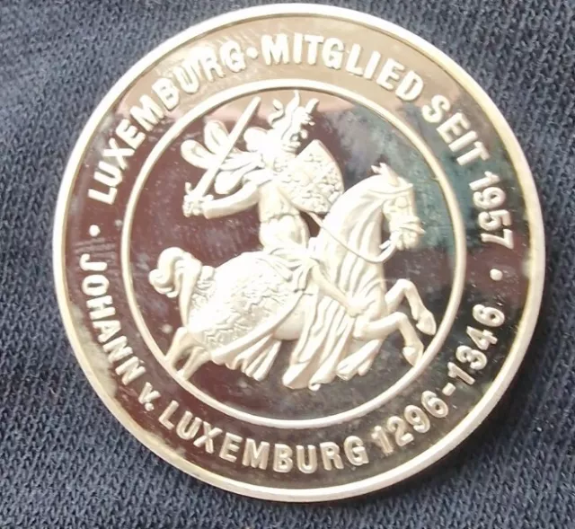 Medaille BRD 1992, 35 Jahre Europäische Gemeinschaft, Silber, PP, 2