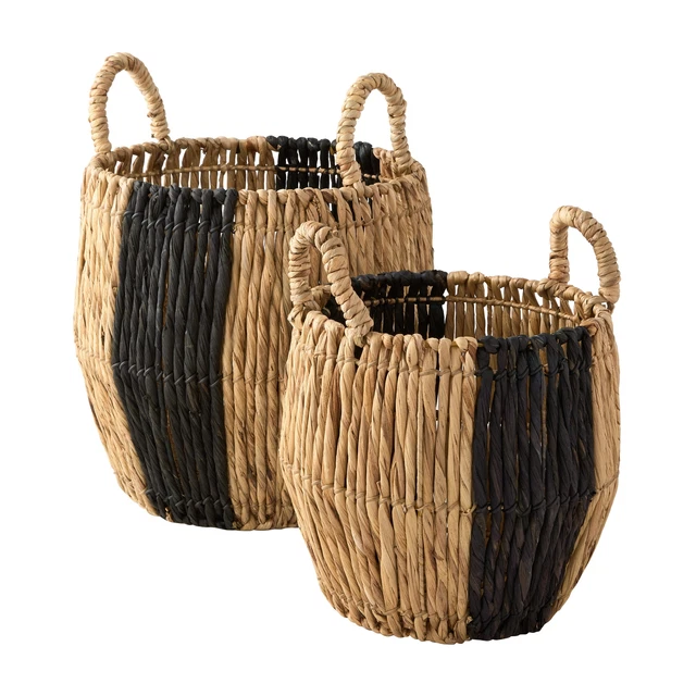 Dave & Jenny Mars Hyacinth Basket, set of 2