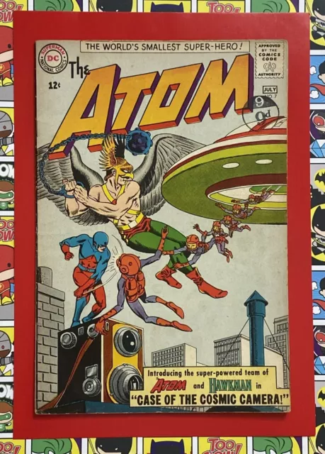 The Atom #7 - Jul 1963 - Hawkman Appearance - Fn- (5.5) Cents Copy!