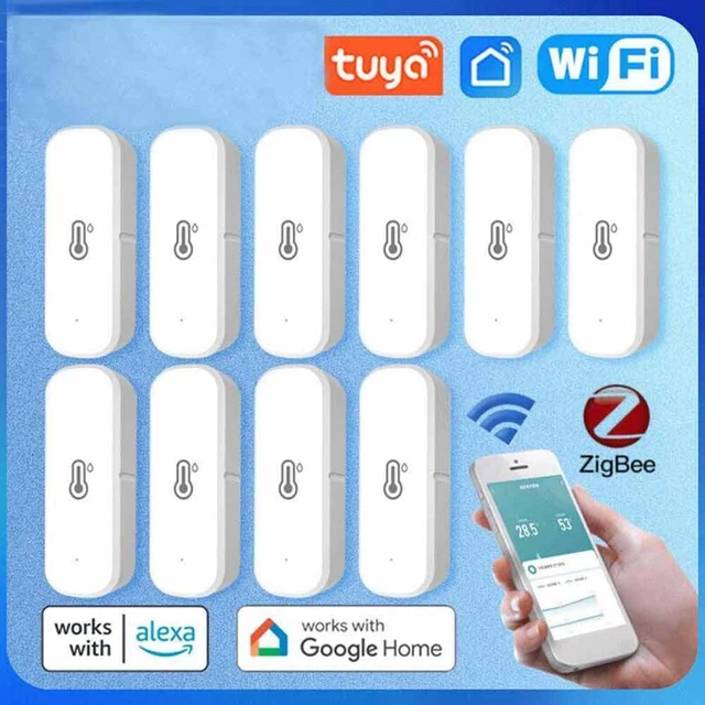 EMylo Zigbee Temperatur Feuchtigkeit Sensor, Hygrometer Thermometer