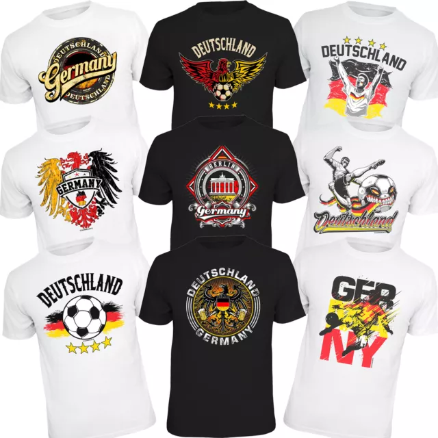 Fun T-Shirt Fussball Deutschland Germany Touristen Fußball  Fan Trikot EM2024