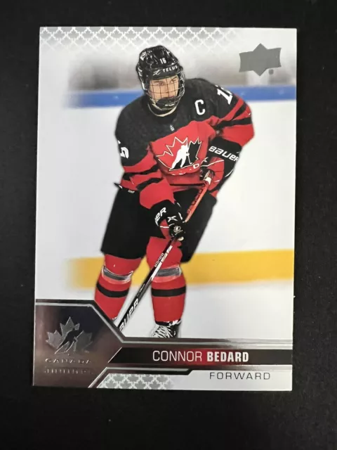 Connor Bedard 2022 Upper Deck Team Canada Juniors Base #23*