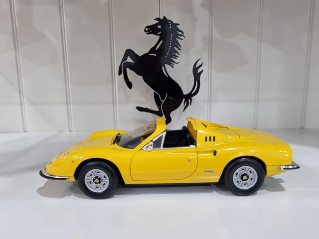 Hot Wheels 1/18 Ferrari 365 GTS/4 Daytona Jaune 1968, Collection, Très Bon état