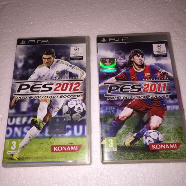 PSP Pes 2012 + PSP Pes 2011 • Pro Evolution Soccer Playstation Games Complete