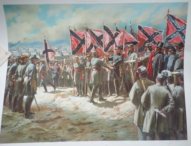 MINT Don Troiani "The First Battle Flags" Mint Civil War Print