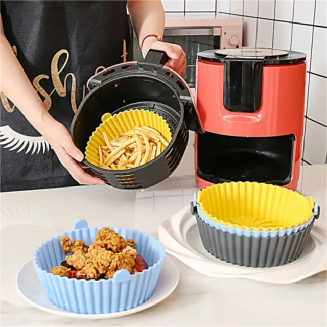 80g  Hot Selling Air Fryer Silicone Pot Reusable Air Fryer Liners  Baking Accessories Silicone Air Fryer Inner Liner Pot - China Air Fryer  Silicone Pot and Silicone Air Fryer Inner Liner