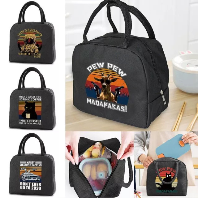 Children Kids Adult Lunch Bags Insulated Cool Bag Picnic Bags School Lunch Box