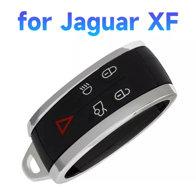 Replacement For Jaguar XF XJ XKR XK XFR 5 Button Remote Key Fob Case Cover Shell