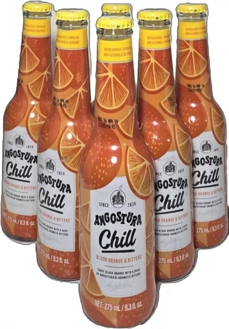 Angostura Chill Blood Orange & bitters 9.3 fl. oz each.