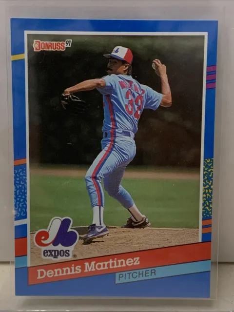 1991 Donruss  #139 Dennis Martinez  Expos ERROR Card (NO “.” AFTER INC!)