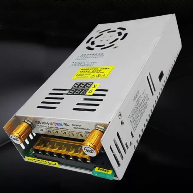 10A Current Voltage Adjustable Switching Mode Power Supply AC110V to DC 0-48V US