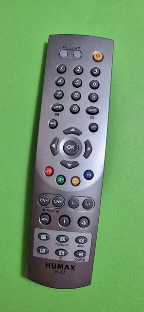 SimplyAll Telecomando Sostitutivo Per Humax RT531B, Con Batterie, Nessuna Programmazione