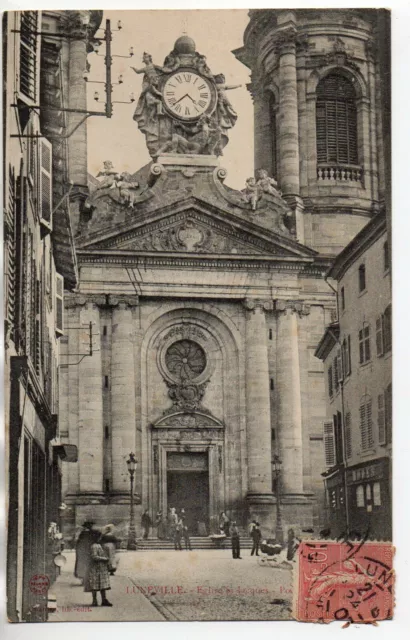 LUNEVILLE - Meurthe et Moselle - CPA 54 - the portal of the church of St Jacques