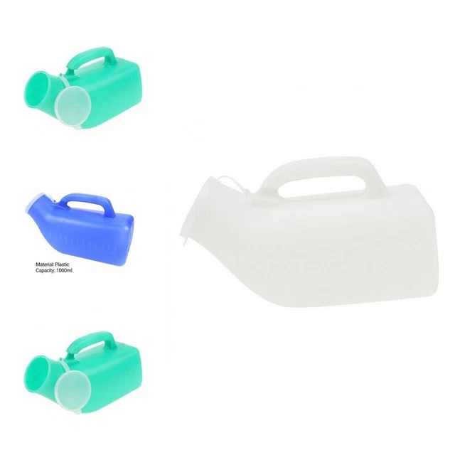 1000 ml älteres Urinal, tragbar, auslaufsicher, älteres Bett, Männer-Urinal,