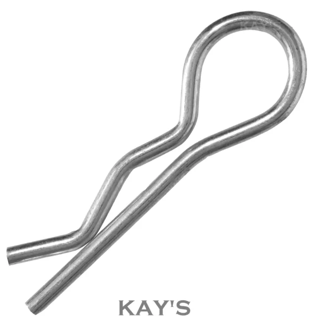 Pin R Arbre Clips De Retenue Acier Plaqué Zinc Épingle À Cheveux À Ressort Épingle À Ressort, Kay's
