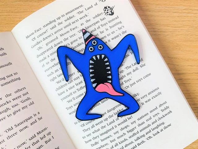 Garten Of Banban Inspired Nabnab Bookmark - 3D Printed - Gamer Kid Gift Party
