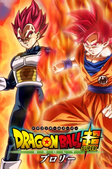 Dragon Ball Poster DBS Goku SSJ Blue Kaioken Kamehameha 12inx18in