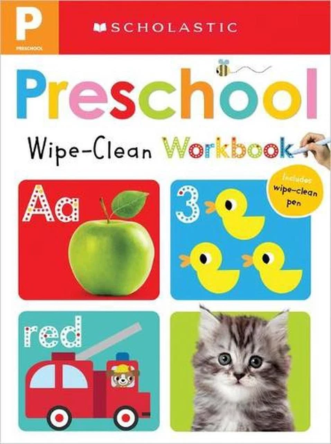 Preschool Wipe-Clean Workbook by Gina Blaxill Spiral Book